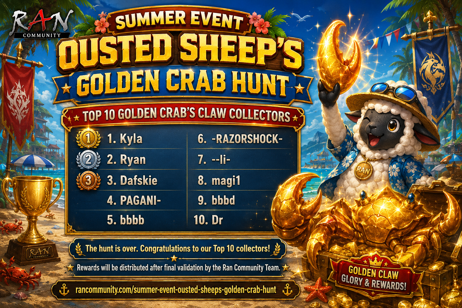 Golden Crab Claw