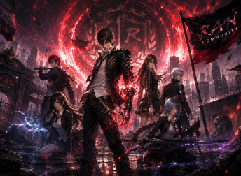 Upcoming Build 73 banner: Ran Community heroes standing before a red energy portal and city ruins under a RAN flag
